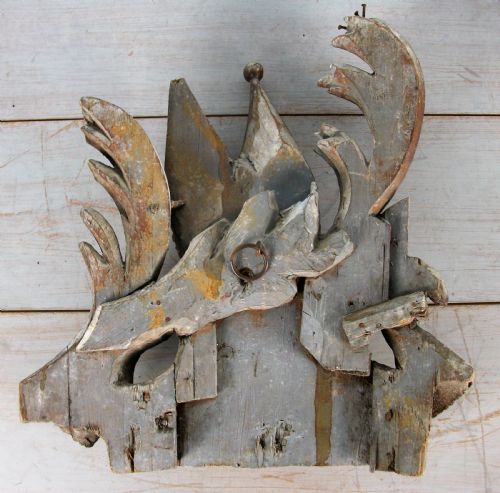 18TH CENTURY CARVED ELEMENT CARVING - ADDITIONAL PHOTO 1