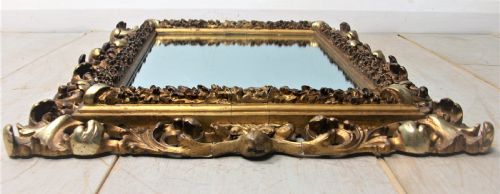 GORGEOUS SMALL FLORENTINE MIRROR FRAME - ADDITIONAL PHOTO 2
