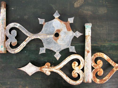 pair of very decorative weather vanes - CATEGORY: ANTIQUE MISCELLANEOUS - DATED 19TH CENTURY