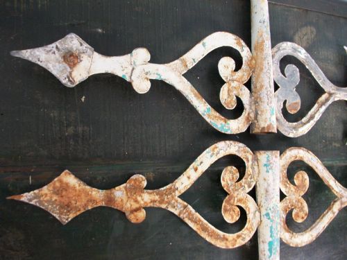PAIR OF VERY DECORATIVE WEATHER VANES - ADDITIONAL PHOTO 2