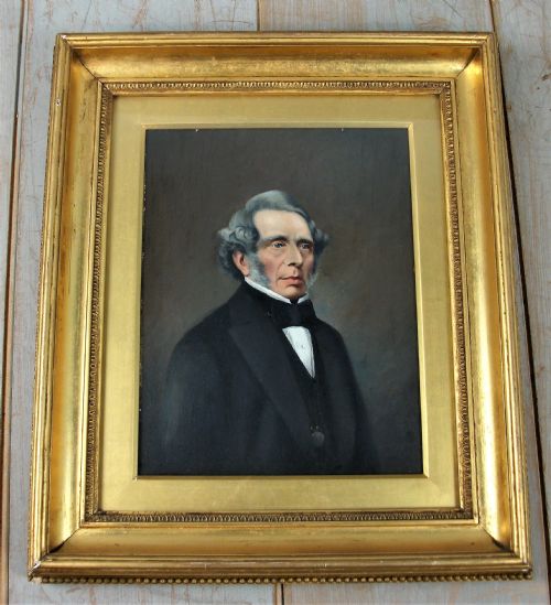 19th century portrait of a gentleman - CATEGORY: ANTIQUE ART - DATED VICTORIAN
