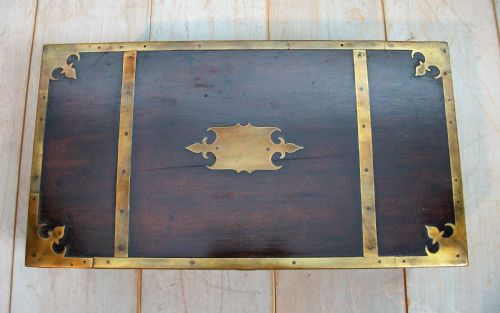 GEORGIAN MILITARY CAMPAIGN WRITING SLOPE - ADDITIONAL PHOTO 2