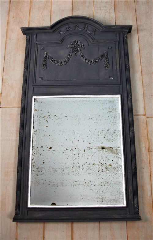 a trumeau over mantle or pier wall mirror - CATEGORY: ANTIQUE MIRRORS - DATED 1910