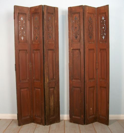 19TH CENTURY FRENCH PAINTED SHUTTERS - ADDITIONAL PHOTO 1