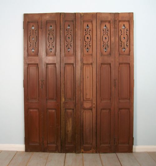 19TH CENTURY FRENCH PAINTED SHUTTERS - ADDITIONAL PHOTO 2