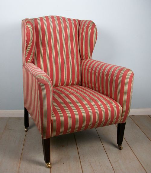 A VERY PRETTY WING BACK BERGERE ARMCHAIR - ADDITIONAL PHOTO 3