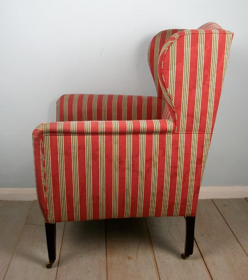 A VERY PRETTY WING BACK BERGERE ARMCHAIR - ADDITIONAL PHOTO 5