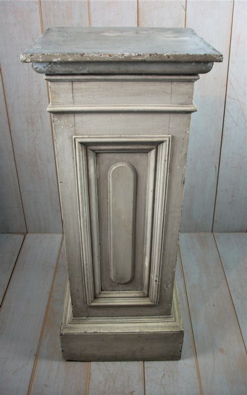 PAINTED BUST STAND COLUMN PEDESTAL - ADDITIONAL PHOTO 1