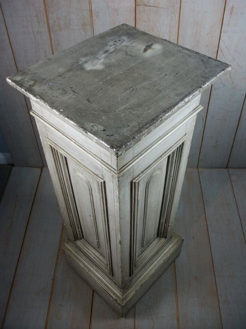 PAINTED BUST STAND COLUMN PEDESTAL - ADDITIONAL PHOTO 3