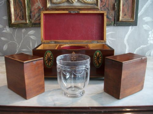 GEORGIAN MAHOGANY TEA CADDYCHEST - ADDITIONAL PHOTO 12