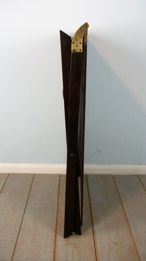 A LATE GEORGIAN MAHOGANY FOLDING CAMPAIGN TABLE - ADDITIONAL PHOTO 8