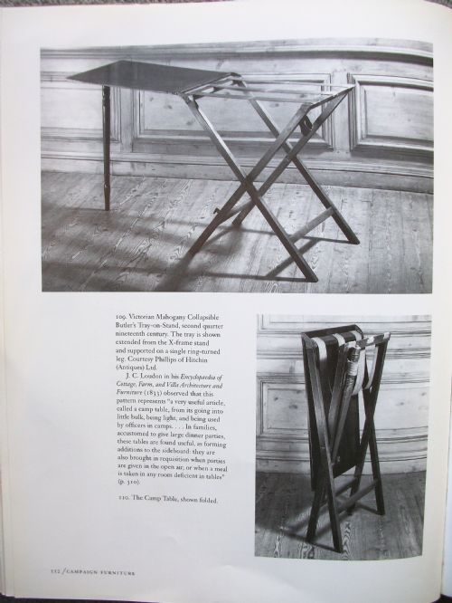 A LATE GEORGIAN MAHOGANY FOLDING CAMPAIGN TABLE - ADDITIONAL PHOTO 16