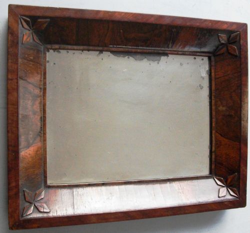 SMALL ROSEWOOD MIRROR - ADDITIONAL PHOTO 1