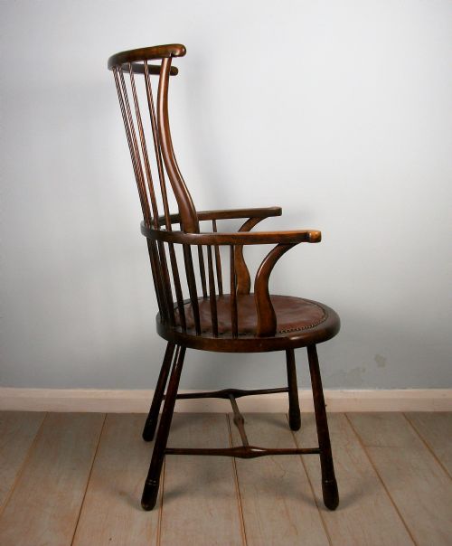 ARTS CRAFTS WINDSOR CHAIR BY LIBERTY CO - ADDITIONAL PHOTO 3