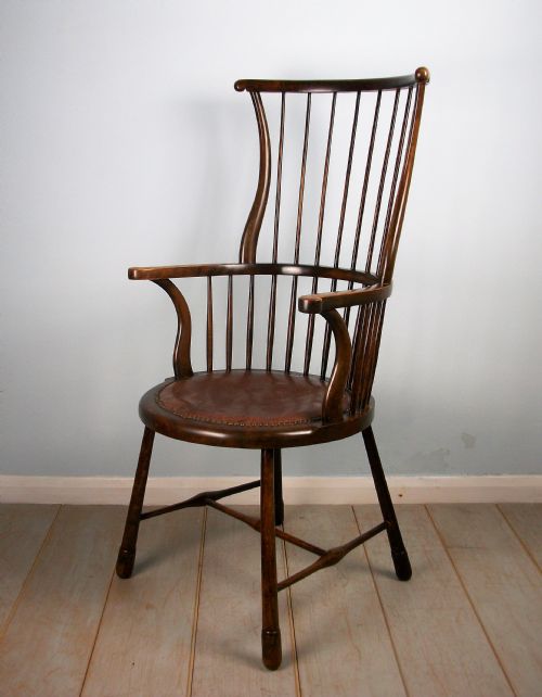 ARTS CRAFTS WINDSOR CHAIR BY LIBERTY CO - ADDITIONAL PHOTO 6