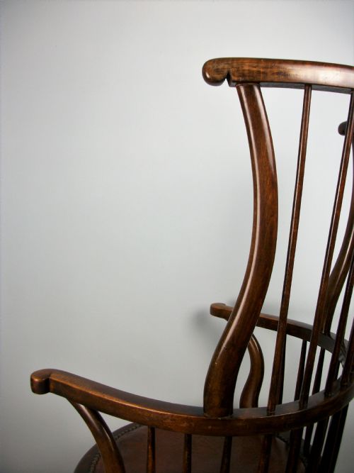 ARTS CRAFTS WINDSOR CHAIR BY LIBERTY CO - ADDITIONAL PHOTO 7
