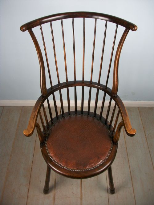 ARTS CRAFTS WINDSOR CHAIR BY LIBERTY CO - ADDITIONAL PHOTO 8