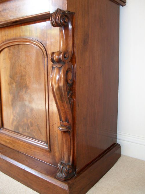 A SUPERB WILLIAM IV EARLY VICTORIAN MAHOGANY BOOKCASE - ADDITIONAL PHOTO 1