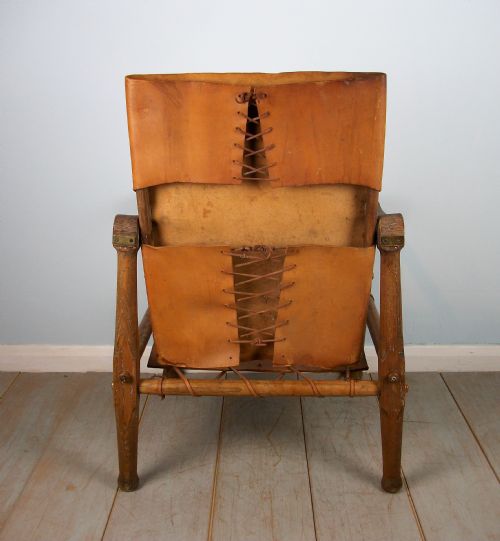 english oak military roorkhee campaign chair - CATEGORY: ANTIQUE CHAIRS - DATED 1900