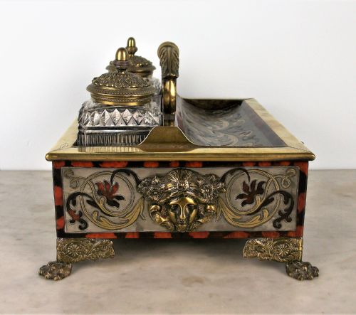 A LATE GEORGIAN EARLY REGENCY INKSTAND OF THE HIGHEST QUALITY - ADDITIONAL PHOTO 14