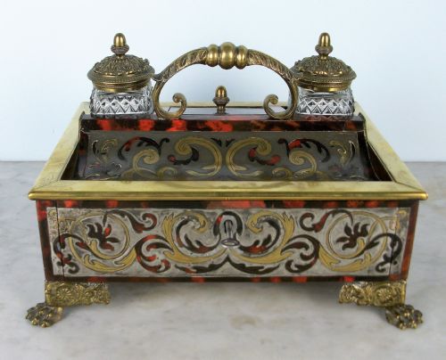 a late georgian early regency inkstand of the highest quality - CATEGORY: ANTIQUE MISCELLANEOUS - DATED 1800