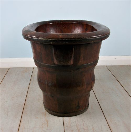 ANTIQUE CHINESE WOODEN BABY'S BATH - ADDITIONAL PHOTO 3
