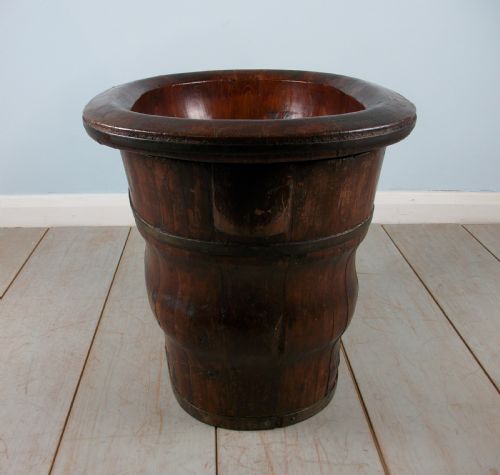 ANTIQUE CHINESE WOODEN BABY'S BATH - ADDITIONAL PHOTO 4