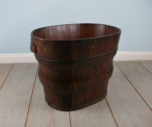 ANTIQUE CHINESE WOODEN BABY'S BATH - ADDITIONAL PHOTO 6