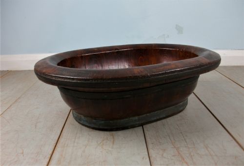 ANTIQUE CHINESE WOODEN BABY'S BATH - ADDITIONAL PHOTO 7