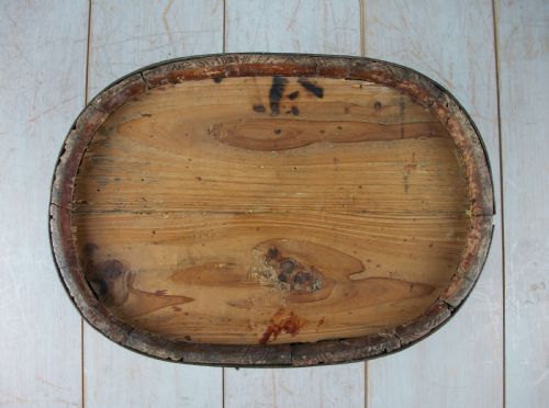 ANTIQUE CHINESE WOODEN BABY'S BATH - ADDITIONAL PHOTO 8