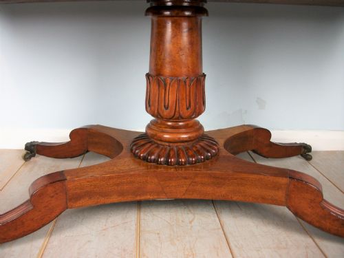 A REGENCY PERIOD LIBRARY SOFA OCCASIONAL CENTRE TABLE - ADDITIONAL PHOTO 3