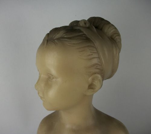 WAX SCULPTURE OF LOUISE BRONGNIART UNDER A GLASS DOME - ADDITIONAL PHOTO 8