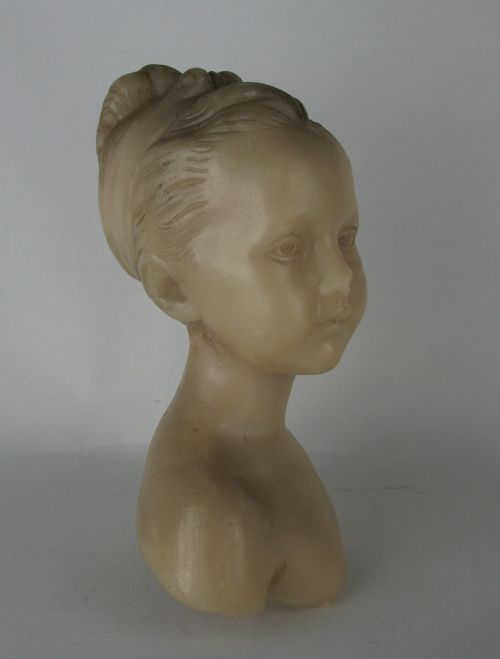 WAX SCULPTURE OF LOUISE BRONGNIART UNDER A GLASS DOME - ADDITIONAL PHOTO 15