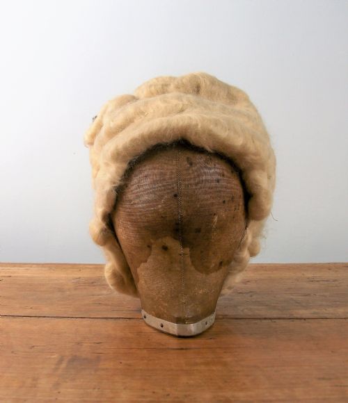 VICTORIAN LADY'S WIG AND STAND - ADDITIONAL PHOTO 1