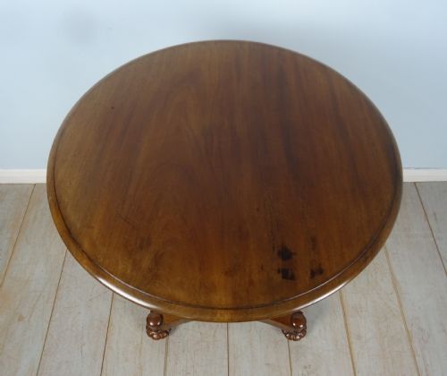 A WILLIAM IV MAHOGANY METAMORPHIC TABLEDUMB WAITER - ADDITIONAL PHOTO 9
