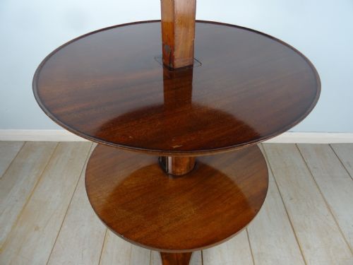 A WILLIAM IV MAHOGANY METAMORPHIC TABLEDUMB WAITER - ADDITIONAL PHOTO 10