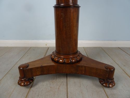A WILLIAM IV MAHOGANY METAMORPHIC TABLEDUMB WAITER - ADDITIONAL PHOTO 12