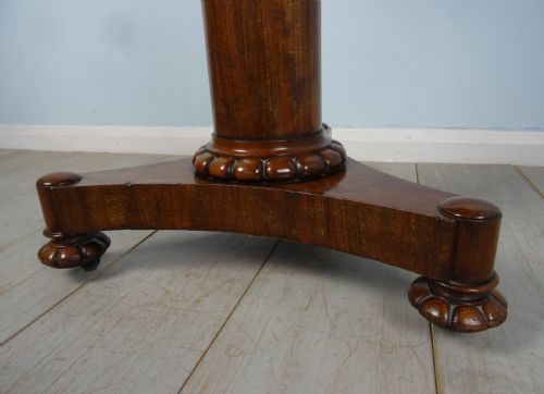 A WILLIAM IV MAHOGANY METAMORPHIC TABLEDUMB WAITER - ADDITIONAL PHOTO 13
