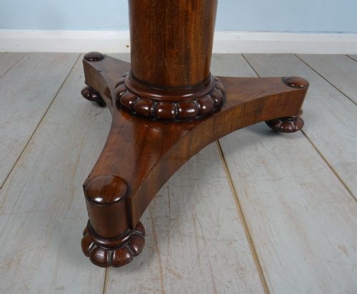 A WILLIAM IV MAHOGANY METAMORPHIC TABLEDUMB WAITER - ADDITIONAL PHOTO 16