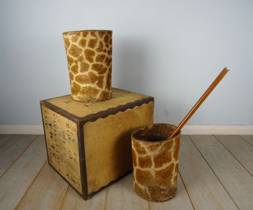 A PAIR OF ROWLAND WARD TAXIDERMY GIRAFFE WALKING STICK OR CANE STANDS - ADDITIONAL PHOTO 9