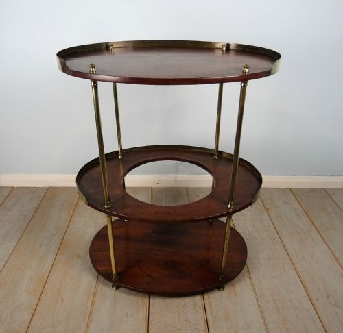 A CAMPAIGN BRASSMOUNTED MAHOGANY OCCASIONAL TABLE WASH STAND - ADDITIONAL PHOTO 10