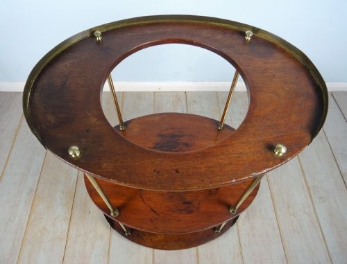A CAMPAIGN BRASSMOUNTED MAHOGANY OCCASIONAL TABLE WASH STAND - ADDITIONAL PHOTO 16