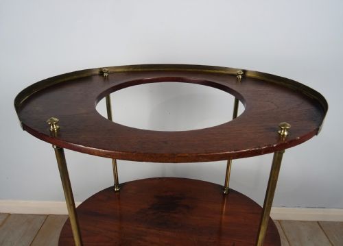 A CAMPAIGN BRASSMOUNTED MAHOGANY OCCASIONAL TABLE WASH STAND - ADDITIONAL PHOTO 17