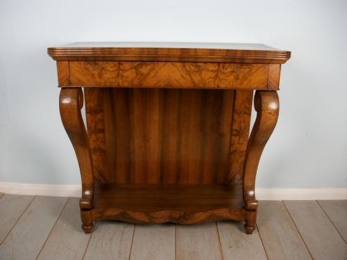 A FINE 19TH CENTURY FRENCH WALNUT CONSOLE TABLE - ADDITIONAL PHOTO 7