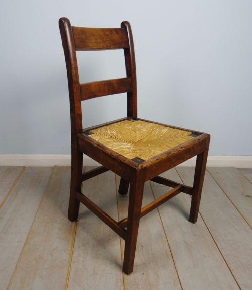 SET OF SIX LATE C18TH MAHOGANY AND FRUITWOOD COUNTRY HOUSE CHAIRS - ADDITIONAL PHOTO 7