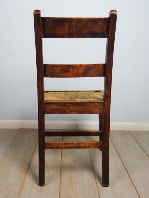 SET OF SIX LATE C18TH MAHOGANY AND FRUITWOOD COUNTRY HOUSE CHAIRS - ADDITIONAL PHOTO 11