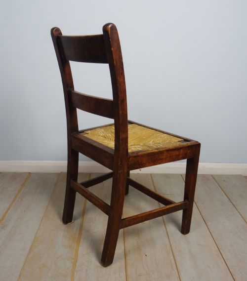 SET OF SIX LATE C18TH MAHOGANY AND FRUITWOOD COUNTRY HOUSE CHAIRS - ADDITIONAL PHOTO 12