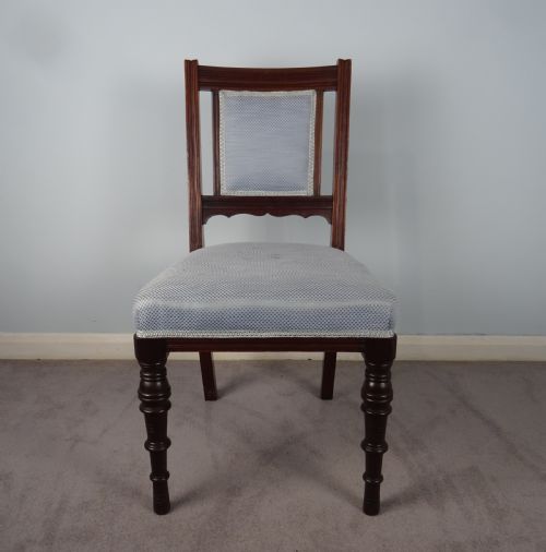 SET OF 12 MAPLE CO LONDON WALNUT DINING CHAIRS - ADDITIONAL PHOTO 18