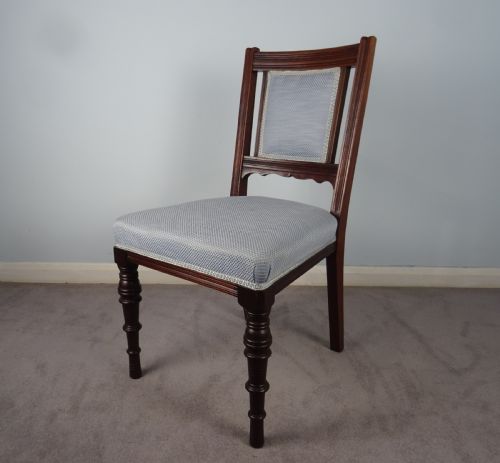 SET OF 12 MAPLE CO LONDON WALNUT DINING CHAIRS - ADDITIONAL PHOTO 6