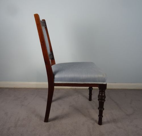 SET OF 12 MAPLE CO LONDON WALNUT DINING CHAIRS - ADDITIONAL PHOTO 20